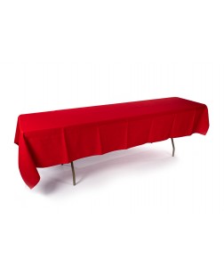 MANTEL DE 10 PERSONAS ROJO