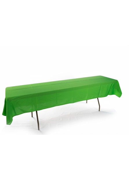 MANTEL DE 10 PERSONAS VERDE LIMON