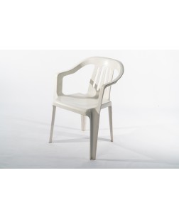 SILLA FIJA PLASTICA BLANCA