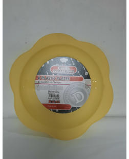 PLATO PLASTICO AMARILLO