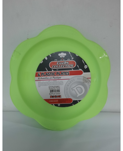 PLATO PLASTICO VERDE 